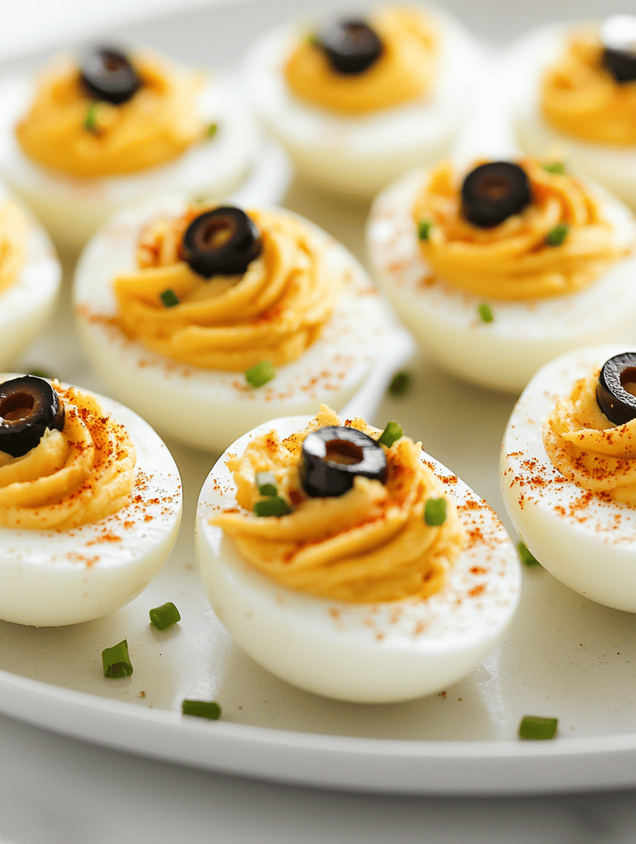 Spooky Delights: Halloween Deviled Egg Eyeballs