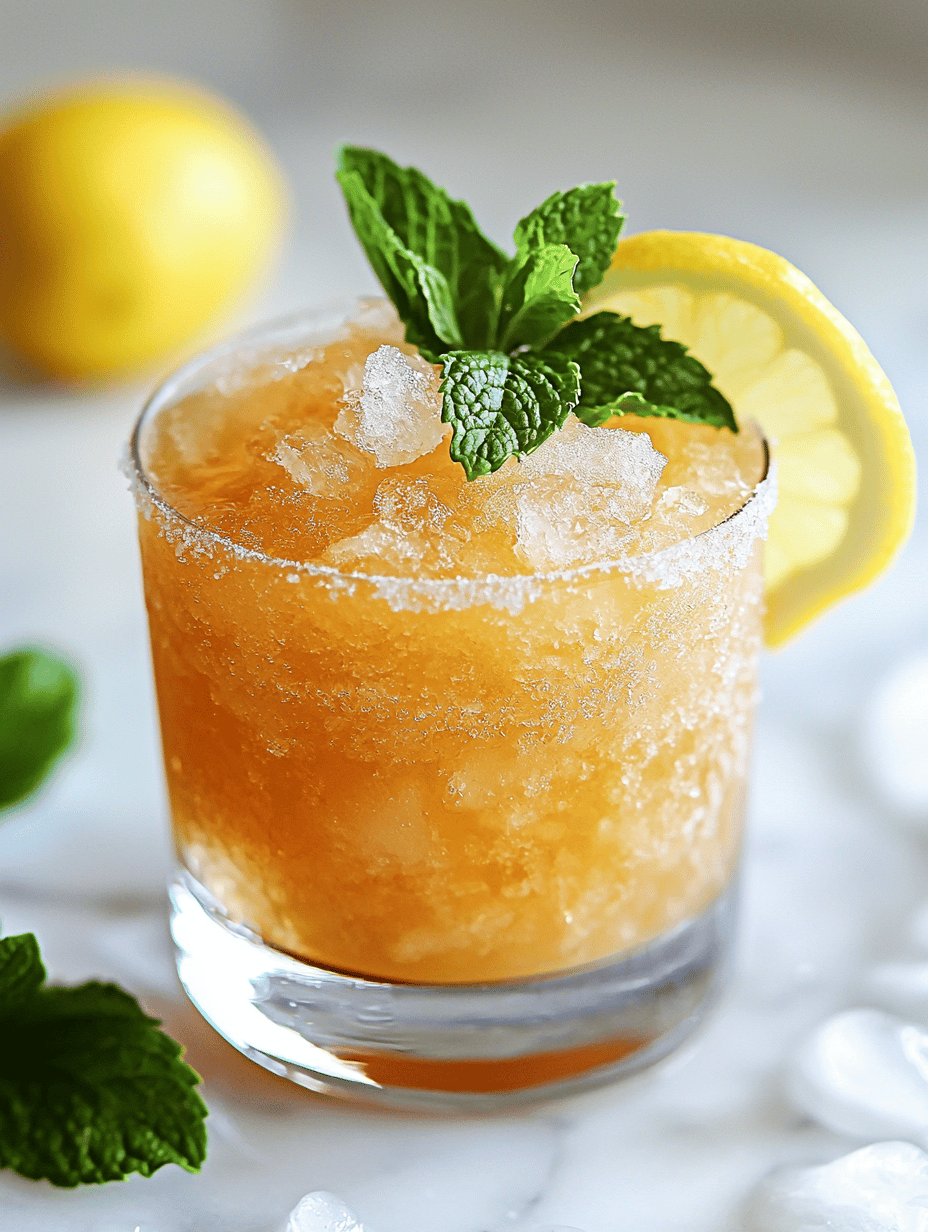 Chilled Whiskey Slushie: The Unexpected Summer Crowd-Pleaser
