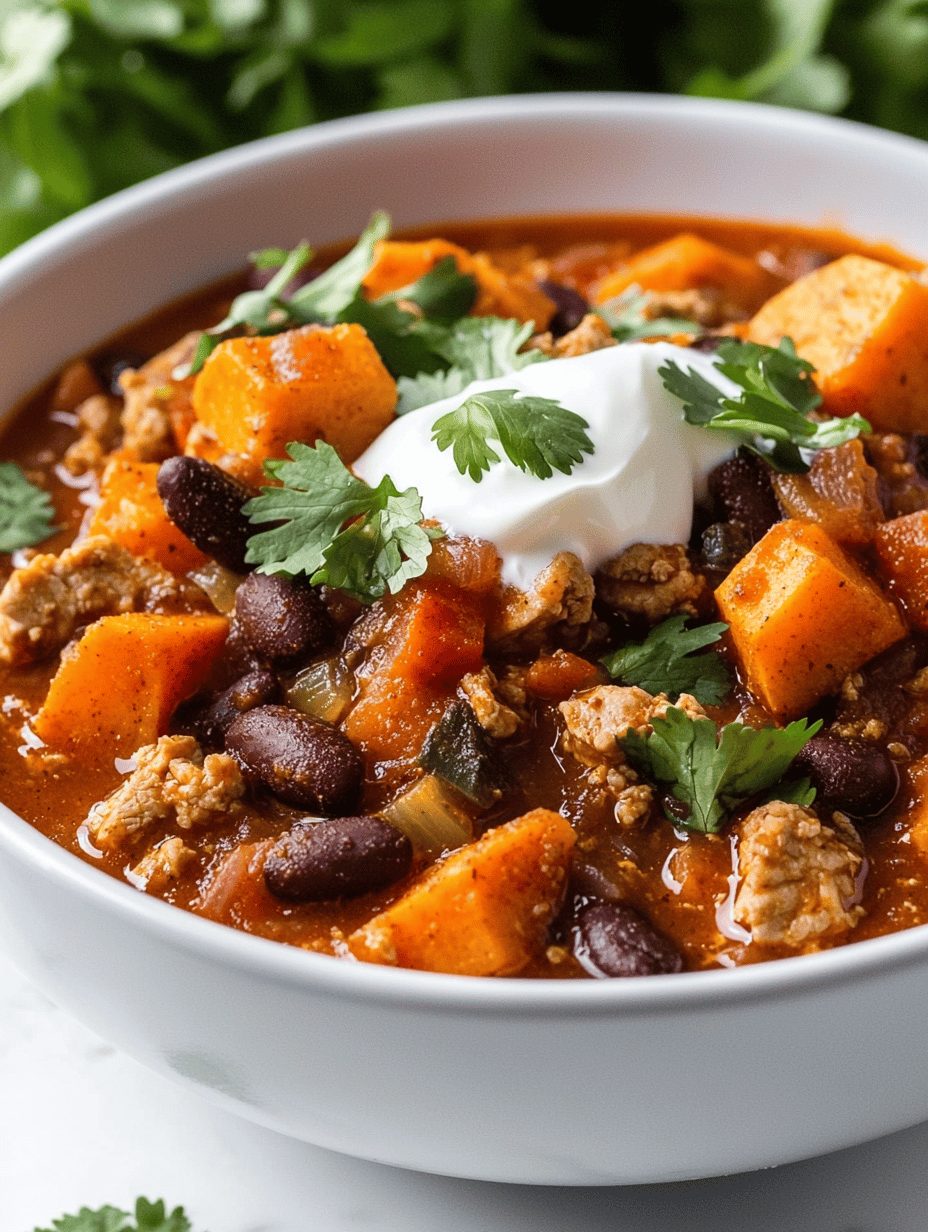Autumn Harvest Turkey Chili with Sweet Potatoes: A Cozy Fall Fusion