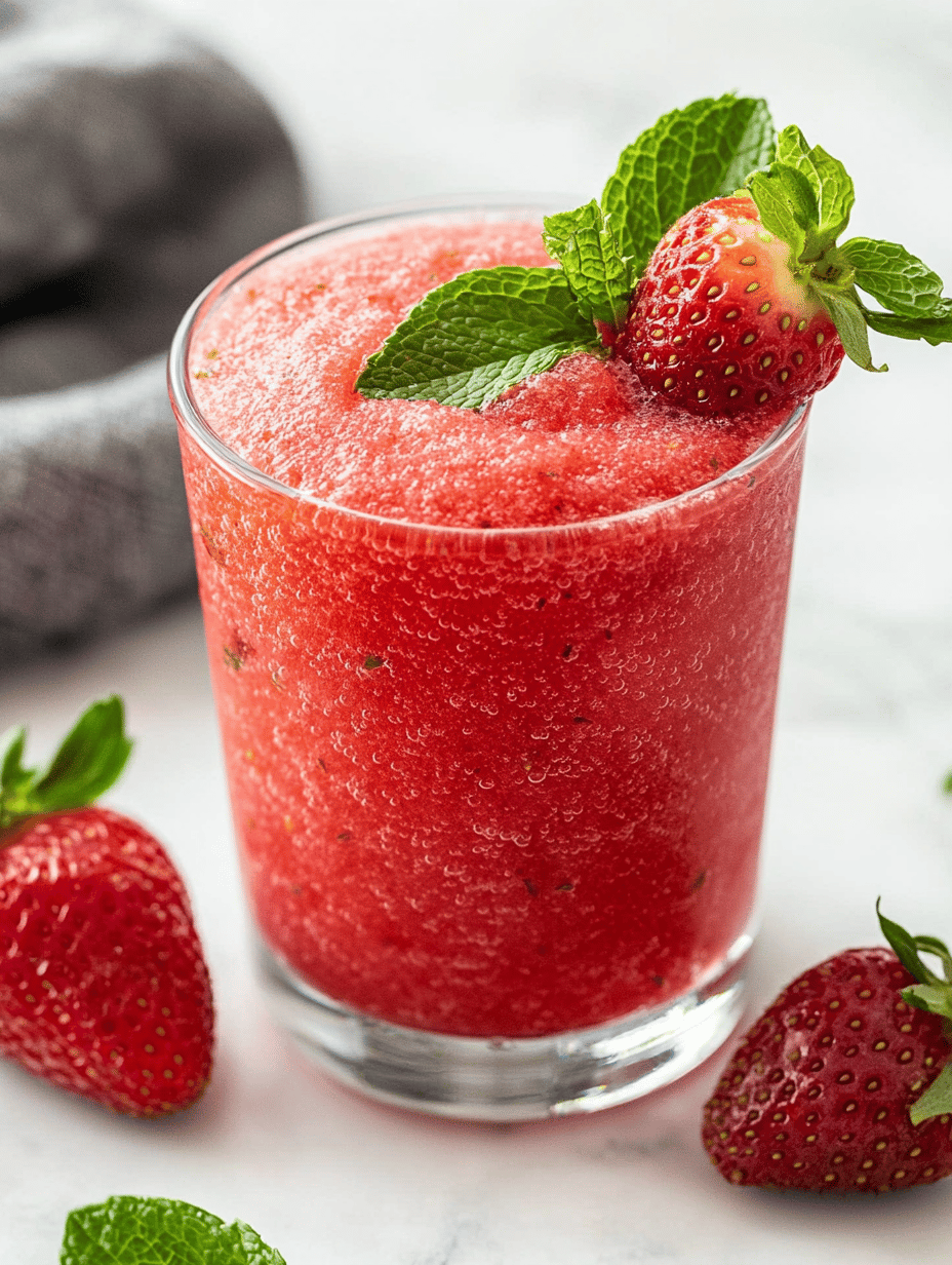 A Cold Twist: The Art of Crafting the Perfect Strawberry Slushie
