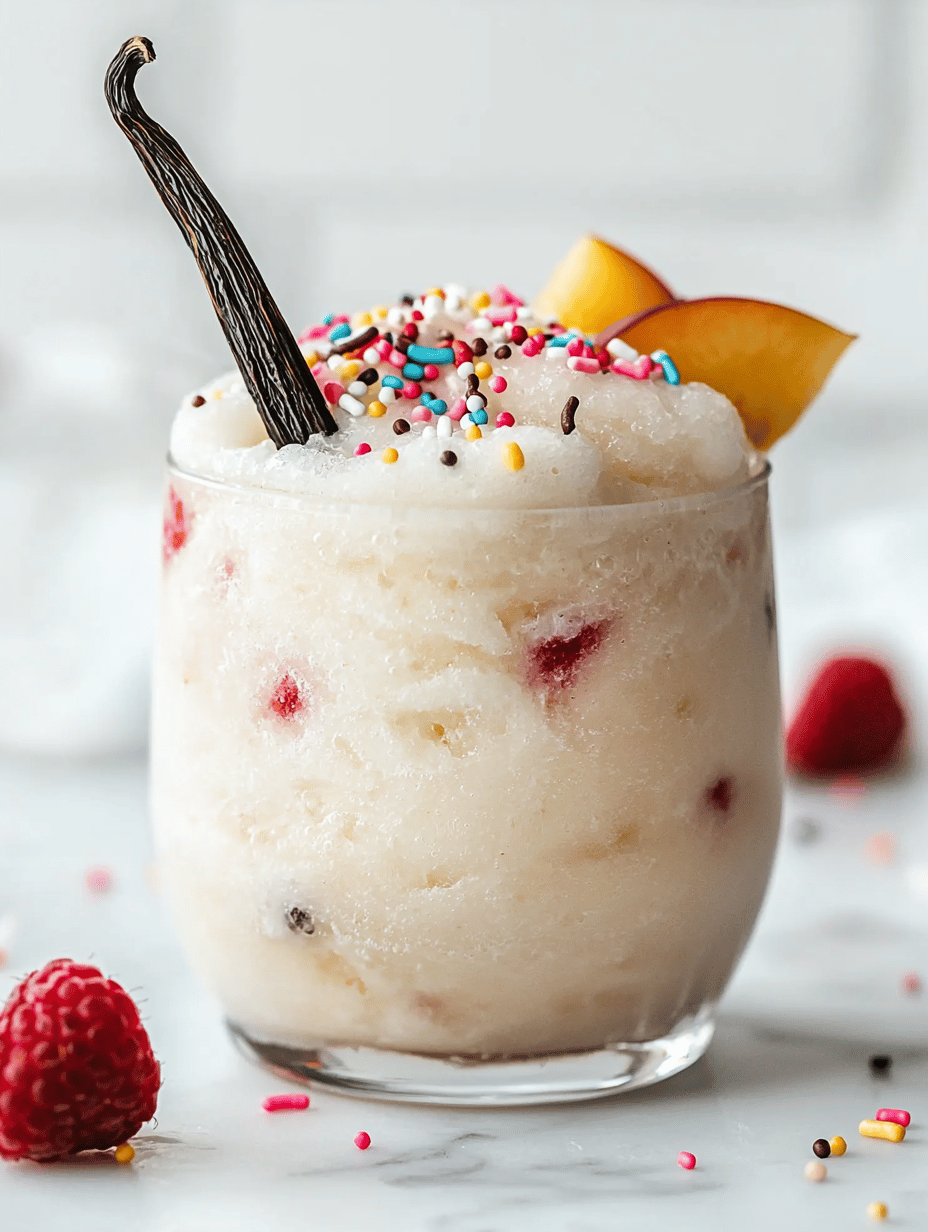 Chill Out with an Unusual Vanilla Slushie Twist