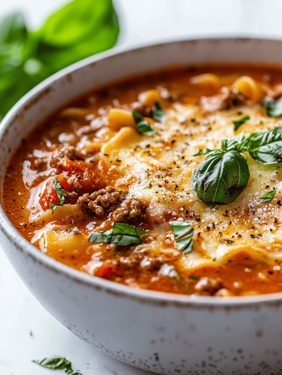 Transform Your Soup Game with This Cozy Lasagna Soup Twist