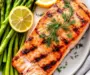 Grilled Salmon With Asparagus